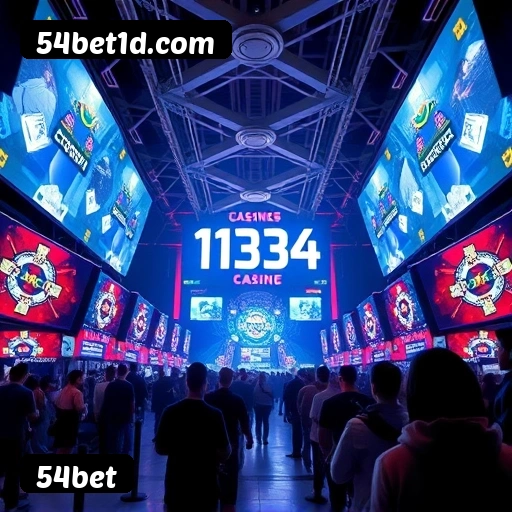 Material promocional do app 54bet — ilustração, não métricas auditadas nesta página